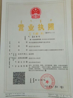 科右前旗恒運(yùn)種植專業(yè)合作社【工商信息_電話地址_注冊(cè)信息_信用信息_財(cái)務(wù)信息】查詢_企查查